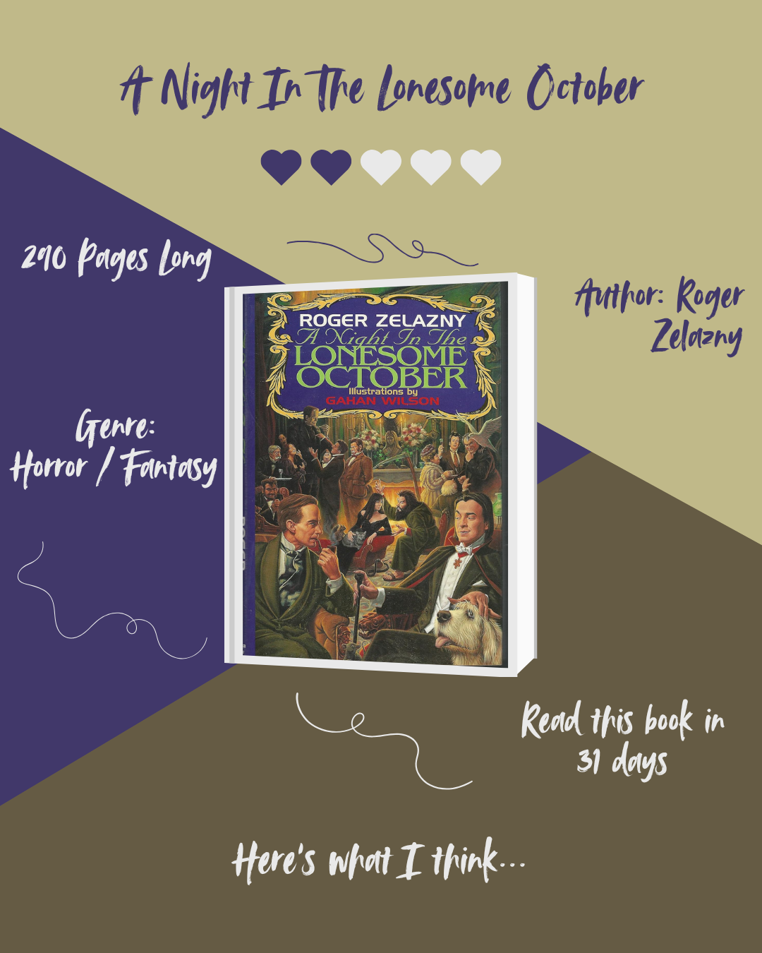 A Night In The Lonesome October – Book Review