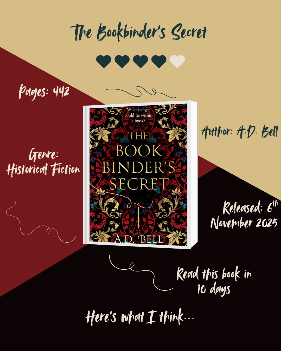 The Bookbinder’s Secret – ARC Review