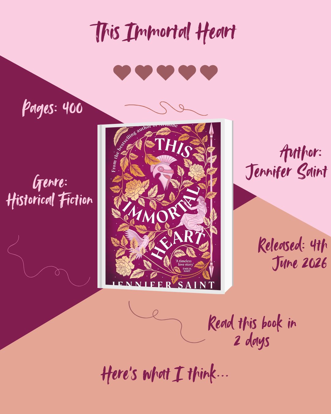 This Immortal Heart- ARC Review